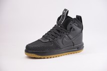 Черные мужские кроссовки Nike Lunar Force 1 Duckboot для баскетбола